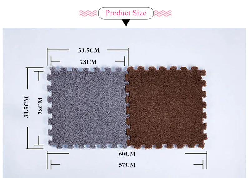 Детский игровой коврик головоломка EVA пены Шу вельветин детский кирпечей из