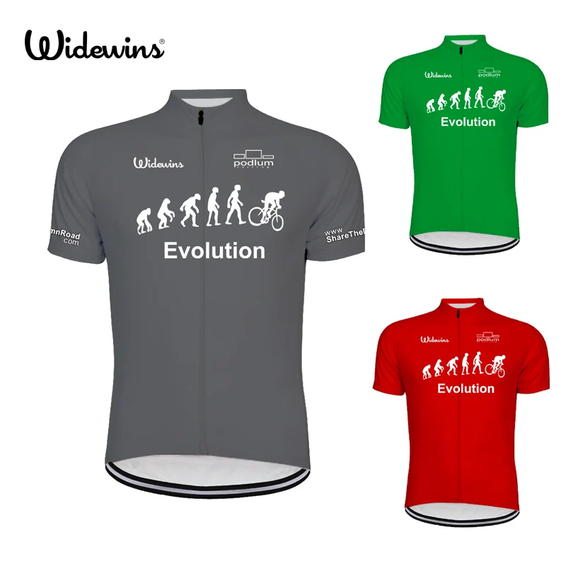 Widewins EVOLUTION pro team custom Мужская летняя одежда для езды на велосипеде 3 цвета с