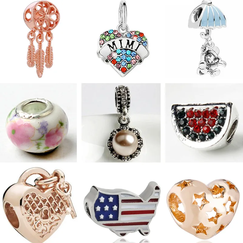 Милые эмалированные бусины DIY в виде слона Ловец снов звезд карты подходят для