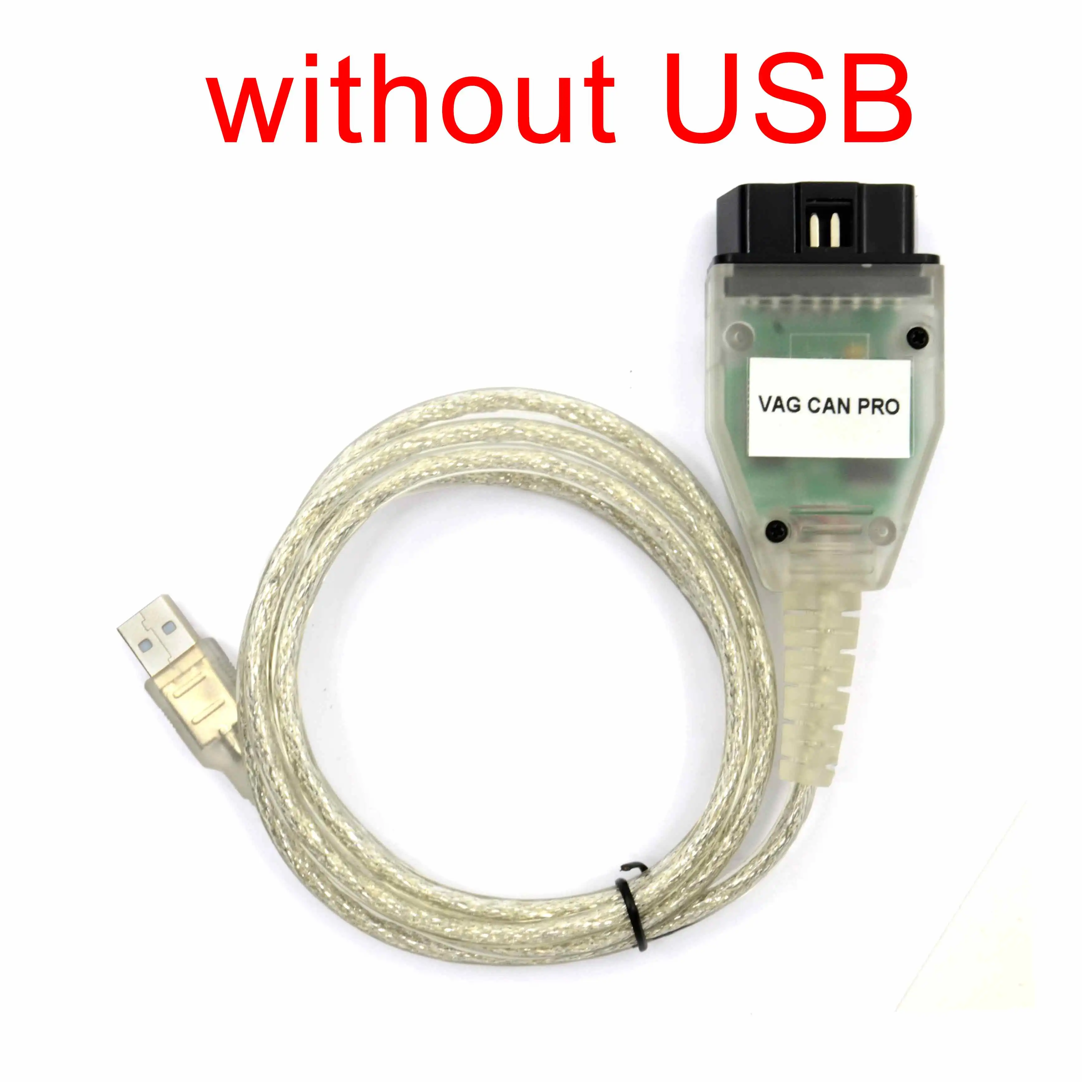 without dongle Obd2 автомобильный диагностический инструмент VAG CAN PRO CAN BUS+ UDS+ K-line S.W версия 5.5.1 VCP сканер инструмент лучше, чем ODIS - Цвет: without dongle