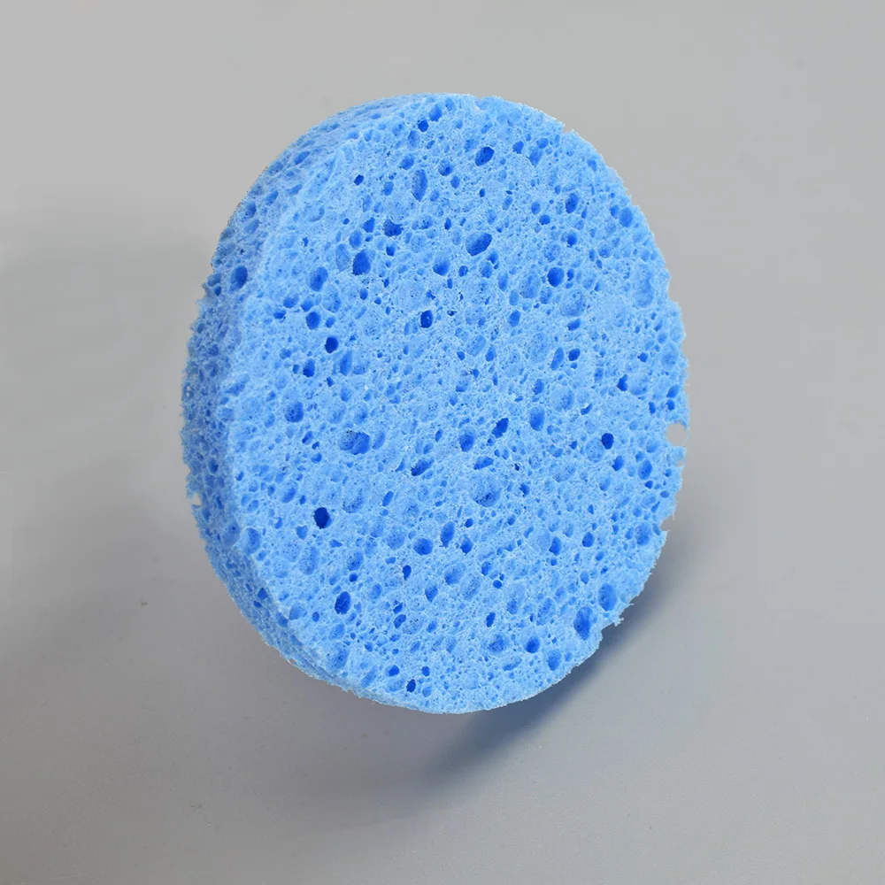 5PCS BLUE 1 шт бывший мягкой натуральной целлюлозы лица Губка для снятия макияжа anti-бактерий/аллергических подтянутое лицо мойка Чистка для взрослых - Цвет: 5PCS BLUE