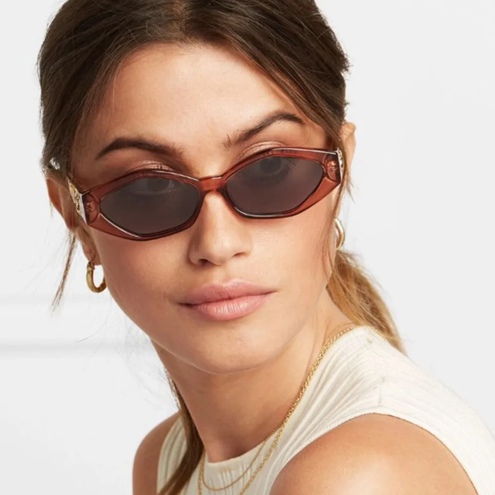 MISM модные женские солнцезащитные очки Ретро стиль кошачий глаз круглые