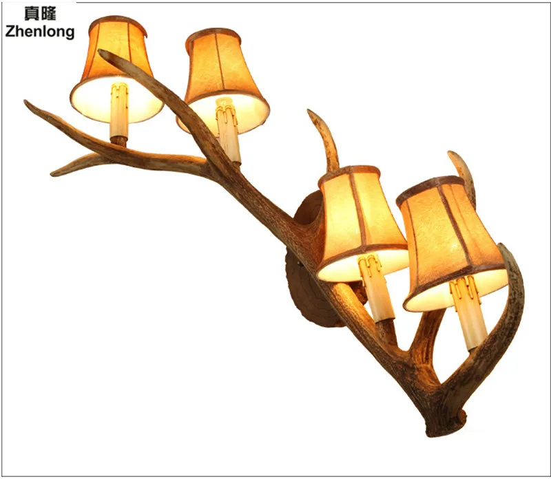 Настенные лампы для чтения с головой оленя прикроватные аппликации спальни