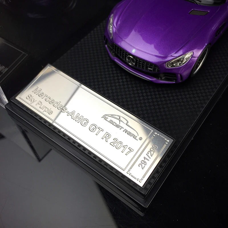 Ограниченная Коллекция 1/43 AMG GTR новая литая металлическая настольная модель дисплея