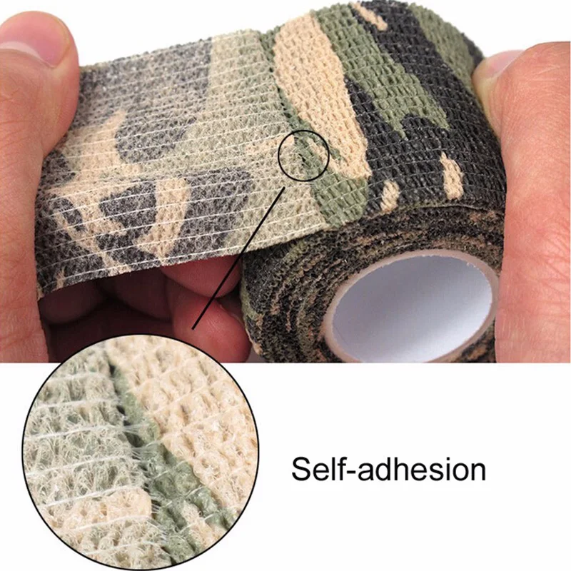 5 см х 4 м рулон камуфляжная стрейч-повязка кемпинг Камуфляжная Лента для охоты