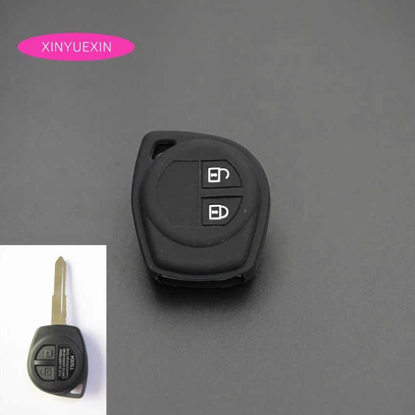 Xinyuexin силиконовый чехол для автомобильного ключа FOB Suzuki Swift SX4 ALTO VITARA 2 кнопки