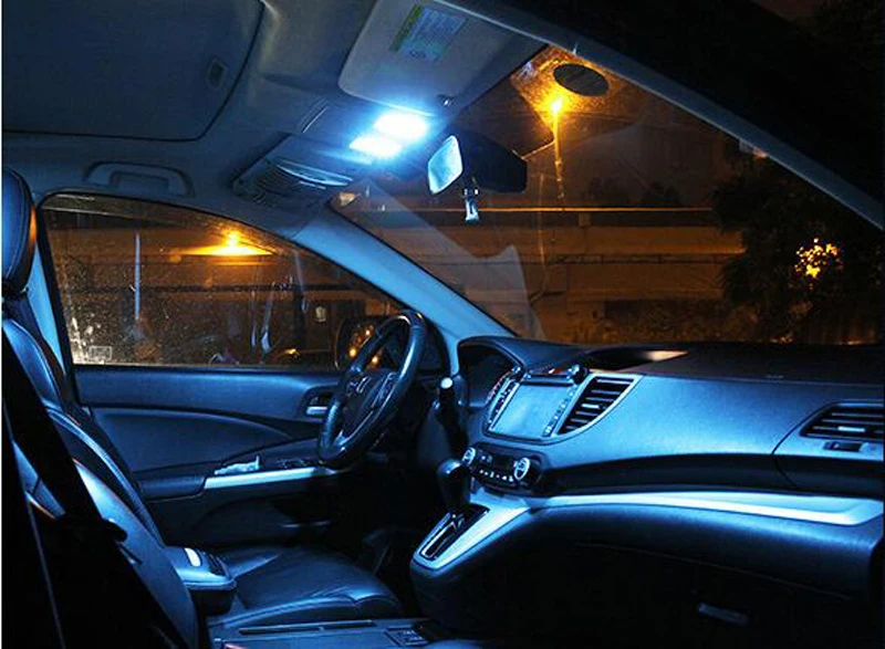 New Arrival Original T10 Socket LED Reading Lights Updated Modification For HONDA CIVIC Sedan 10TH 2016 2017 Trunk Lamp 4pcs/set |