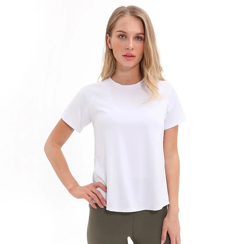 Женская футболка с коротким рукавом Спортивная для бега | Спорт и развлечения