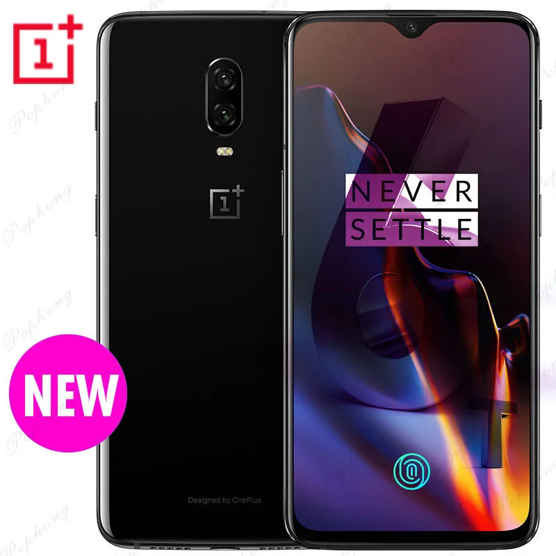 Мобильный телефон Oneplus 6T 8GB 128 GB, Snapdragon 845, Android 9,0, мобильный телефон AMOLED UD под экраном, отпечаток пальца, NFC, 20MP+ 16MP