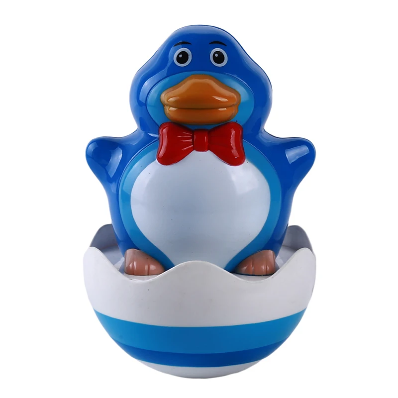 blue Новые детские забавные тумблер детские игрушки Обучающие Развивающие игрушки детские игрушки подарки Мода Милая неваляшка в виде яйца игрушки - Цвет: blue