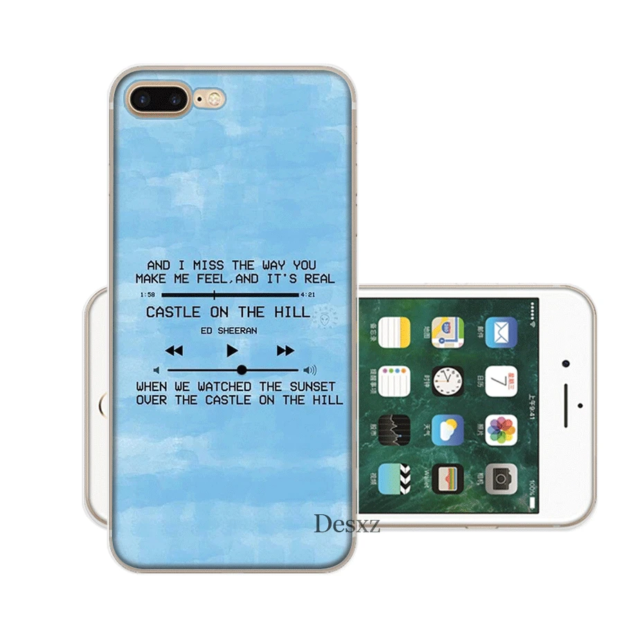 Чехол для мобильного телефона Desxz Ed Sheeran iPhone 11 Pro XS Max X XR 6S 6 78 Plus 5 5S SE |