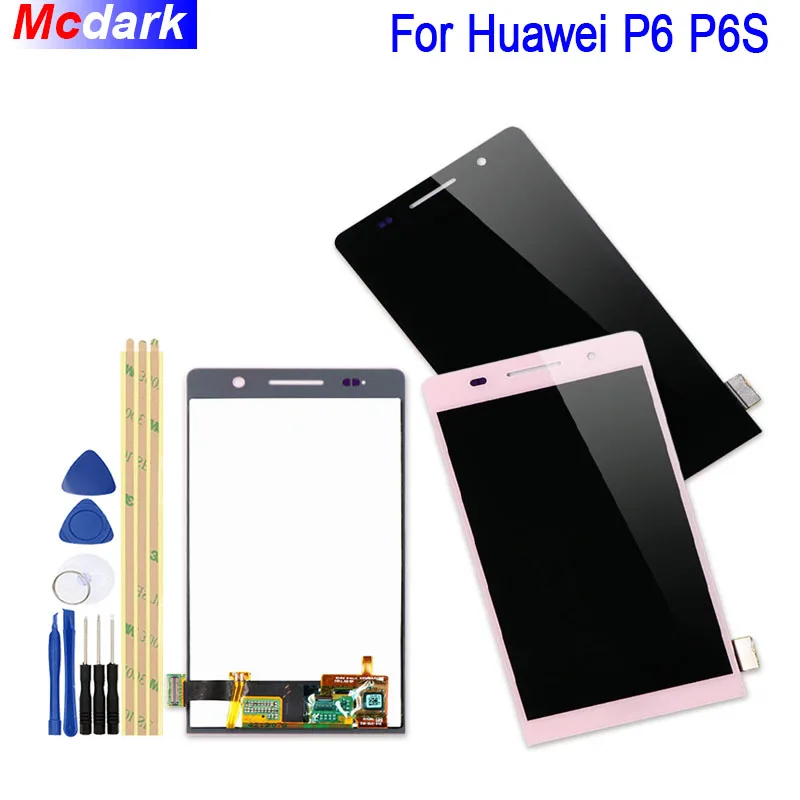 Mcdark 5 0 дюймов для Huawei P6 P6S Ascend ЖК дисплей и сенсорный экран дигитайзер сборка