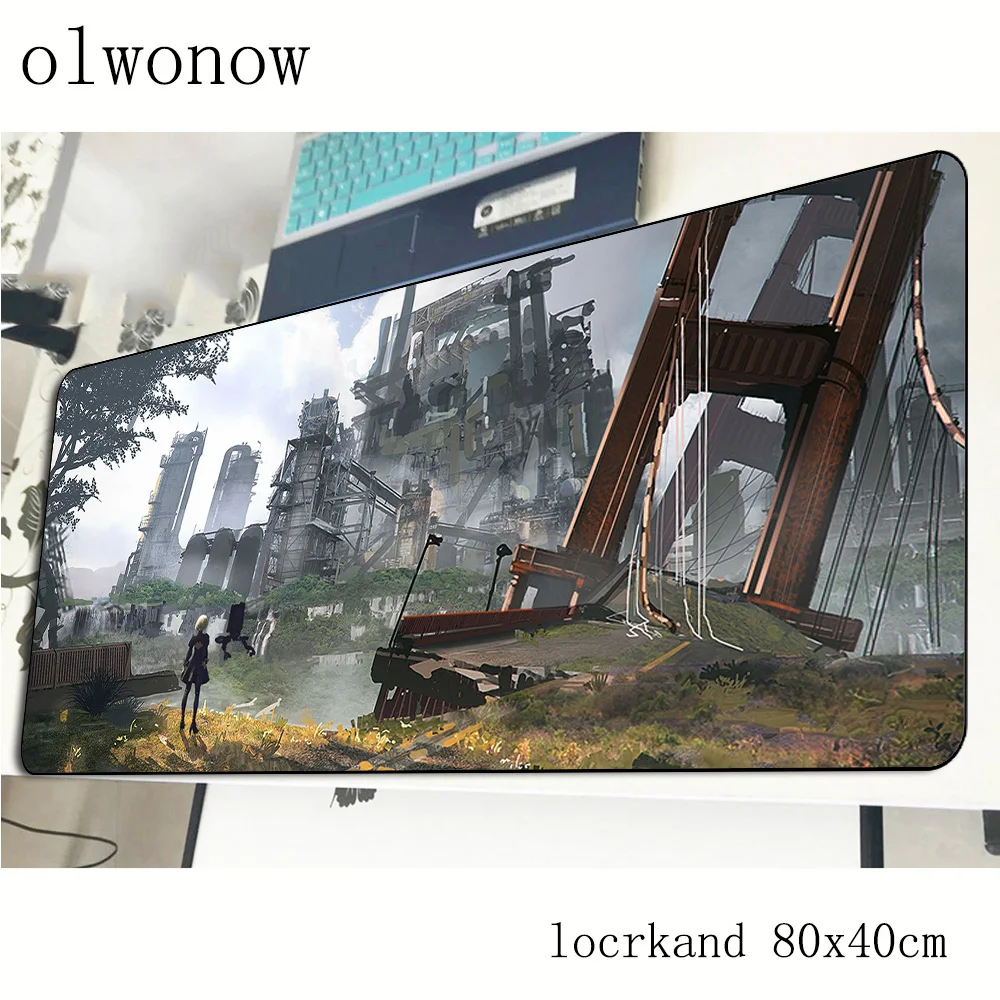 Коврик для мыши nier automata игровой коврик 800x400x3 мм большой компьютерного стола |