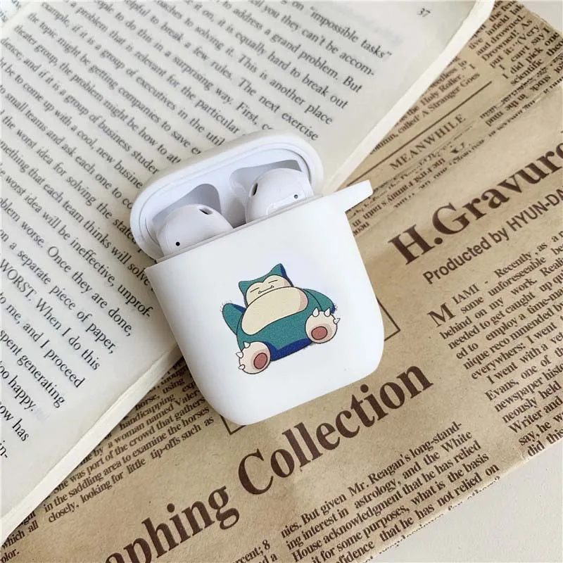 Милый чехол для Airpods с милым рисунком, мягкий чехол s для AirPods, чехол, защитная крышка, мультяшный Bluetooth, беспроводной чехол для наушников - Цвет: Style 22