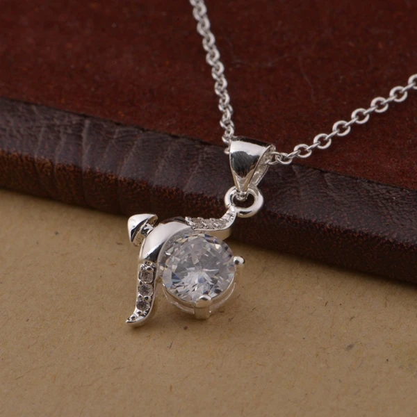 Оптовая продажа Посеребренная бижутерия цепочка ожерелье кулон WN-1552 | Украшения