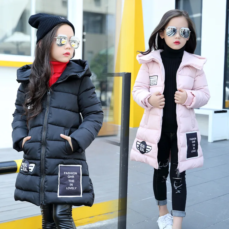 

winter Fashion Girl's Down jackets/coats baby Girl winter Coats thick duck Warm jacket Children Outerwears for Teenagers jackets