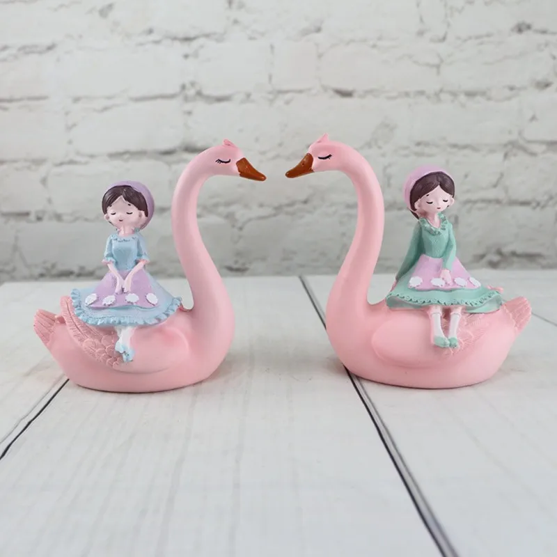 Креативные украшения торта для выпечки фламинго девочек декор гостиной подарки