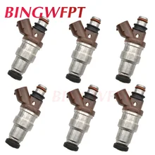 6x Автомобильные топливные инжекторы для RZJ95 3RZ OEM 23250 75050 23209 79095