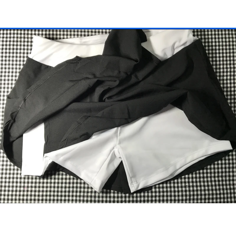 Женские теннисные шорты брендовые летние короткие юбки 2 в 1 быстросохнущая