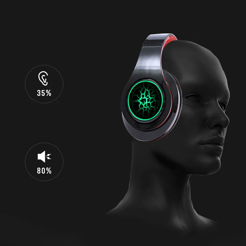 Носимые устройства Senza Fili Bluetooth 4,1 делла запонки над ухом llamento Del Rumore HIFI стерео