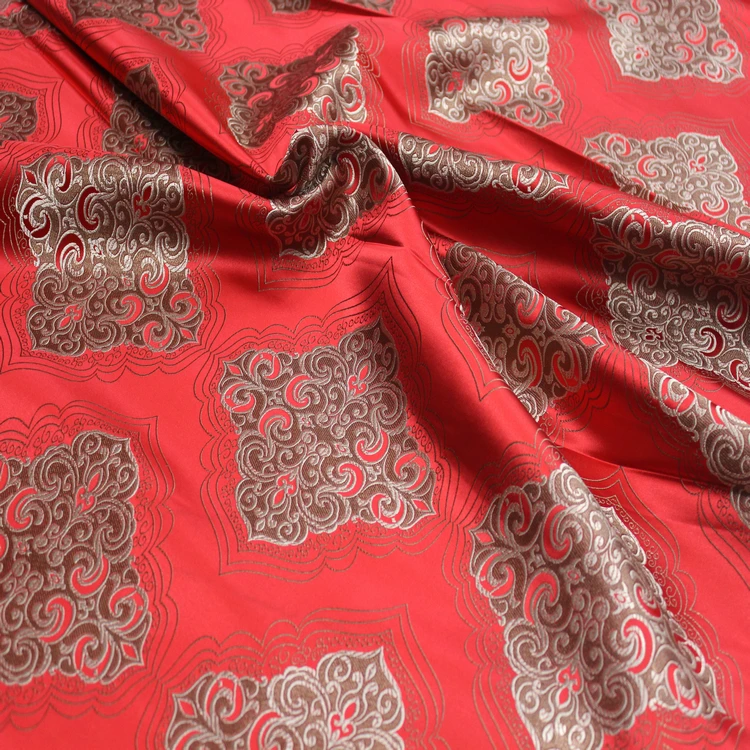 

Jacquard BrocadeFabric Cheongsam Mongolian Dress Stage Film Television Tibetan Clothing Spinning Fabric Decorative Satin Fabric