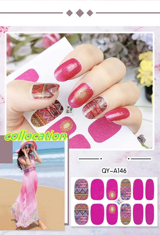 1 шт водяной наклейки для ногтей переводная картинка черного цвета с узором цветы