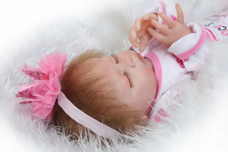 Кукла реборн силиконовая 22 дюйма 55 см | Игрушки и хобби