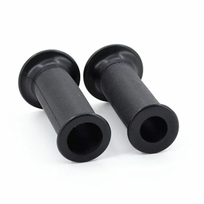 1 пара черные резиновые ручки Нескользящие скутер грипса на руль мотоцикл частей