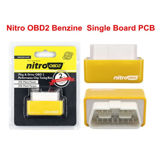 Nitro Benzine Single Nitro OBD2 бензиновый чип, тюнинговая коробка Nitroobd2 ECO OBD2, бензиновая заглушка, флэш-накопитель ECU, больше мощности, крутящий момент, экономия топлива - Цвет: Nitro Benzine Single