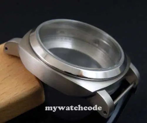 

44mm 316L stainless steel watch case bow glass for 6497 6498 movement 18