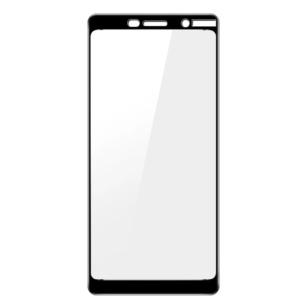 Черный Imak Для Nokia 7 Plus стеклянная пленка 6,0 дюймов полное покрытие закаленное стекло для Nokia 7 Plus 7+ 7plus стеклянная Защитная пленка для экрана - Цвет: Черный