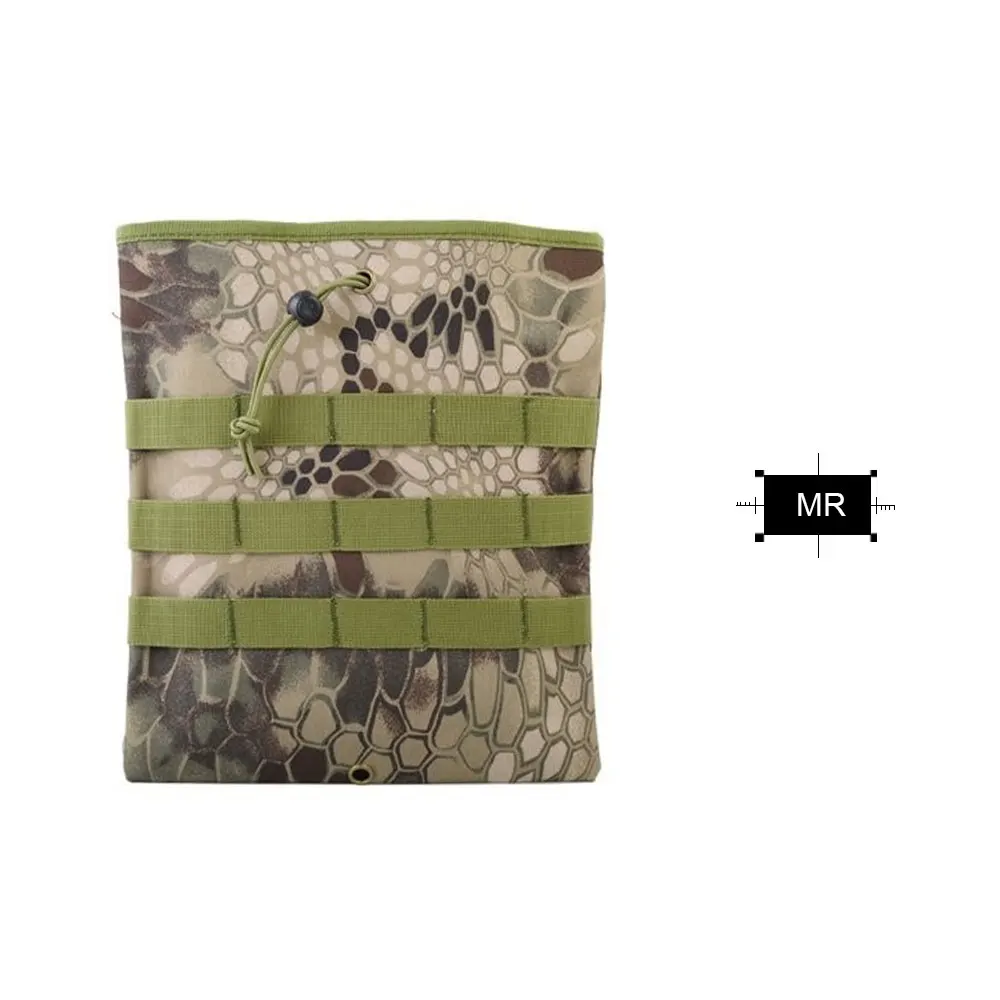 MR Sinairsoft Молл мешок большой Ёмкость военно-Тактические Airsoft Пейнтбол Охота складной Mag восстановления чехол Молл петли для ремня - Цвет: MR