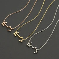 daisies 10pcslot scorpio necklace astrology zodiac necklace women constellation pendant october november birthday jewelry