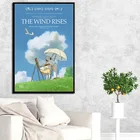 Домашний декор, Картина на холсте, картины, подъем ветра, Классический мультяшный фильм, настенный Печатный модульный плакат в скандинавском стиле для детской комнаты