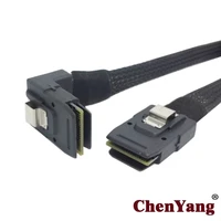 chenyang 36pin angled 90d to sff 8087 mini sas 4i 36 p cable 1m