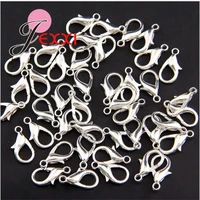 diy lobster clasp 925 sterling silver jewelry findings 100pcslot fittings connector components for women men