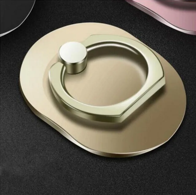 Gold Oval Кольцо на палец, подставка для мобильного телефона, смартфона, держатель для iPhone X, 5, 6, 6 S, 7, 8 Plus, держатель для смартфона, подставка для samsung, huawei, чехол - Цвет: Gold Oval