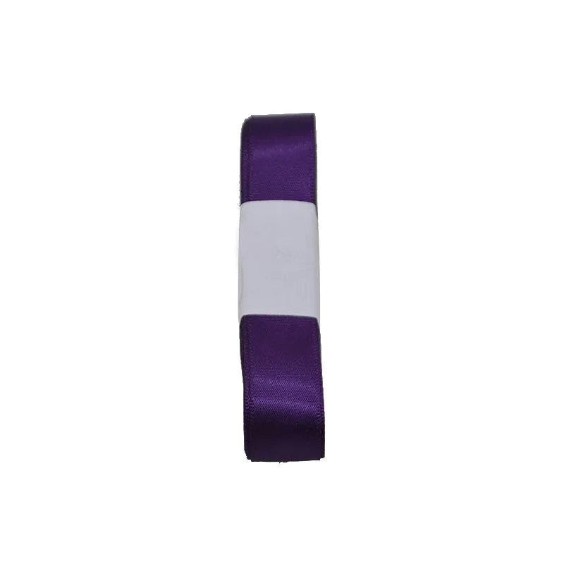 dark purple 5 метров хорошая текстура атласная упаковочная лента Материал DIY ремесло для подарочных коробок на свадебную вечеринку упаковка товары для украшения дома - Цвет: dark purple
