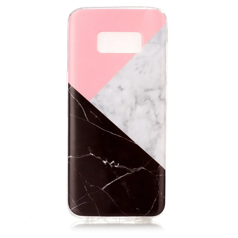 CrazyU для Samsung Galaxy S8 Case Мраморный Кремния 3D Печати Мягкий TPU Крышка Телефон Случаях