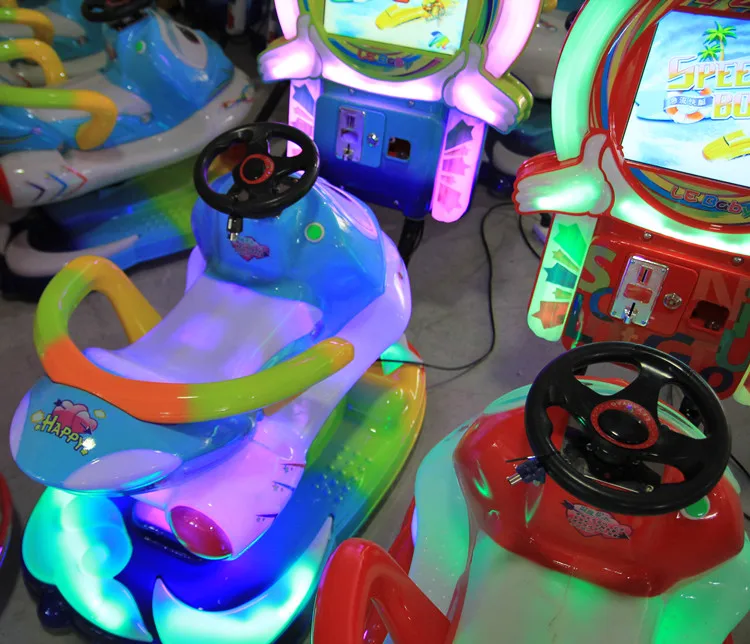 Coin operated children ride electric swing happy yacht games equipment simulator kids amusement arcade game boat machines