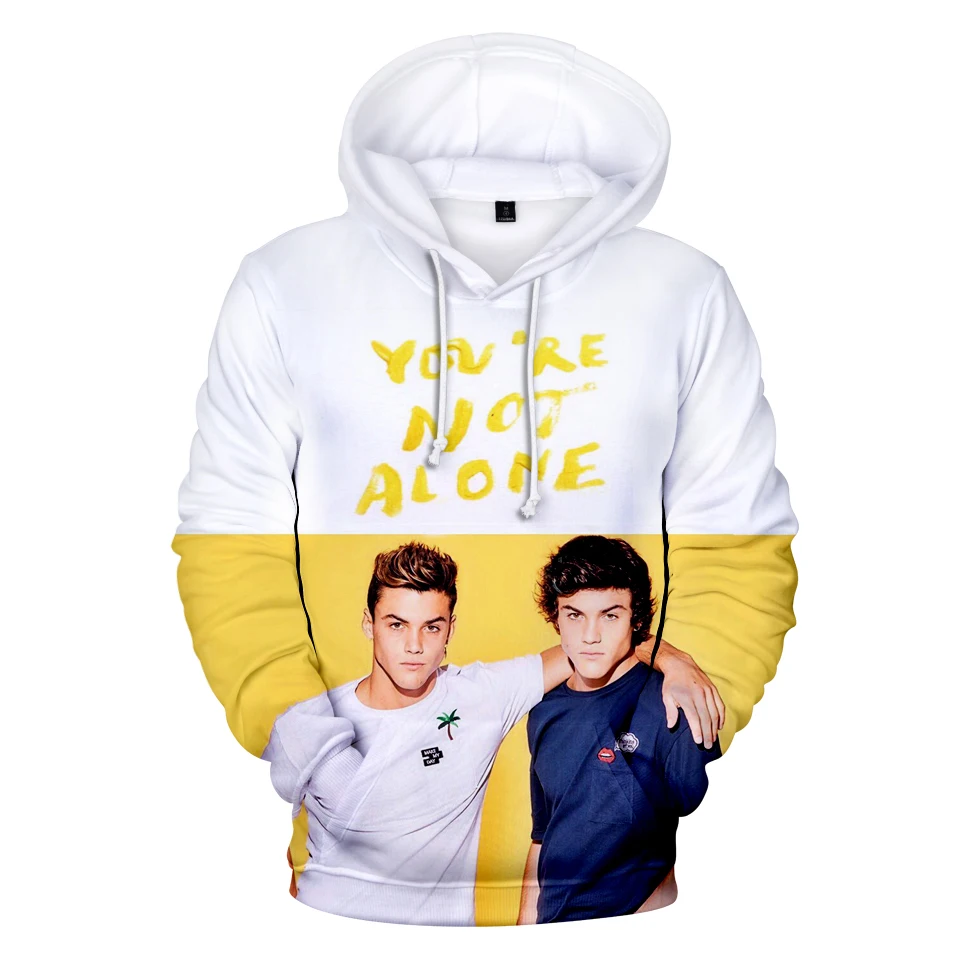 

Frdum Tommy Dolan Twins Idol 3D Fashion Hoodies Harajuku Women Fans Hip Hop Women occident Idol Fashion Hot Selling