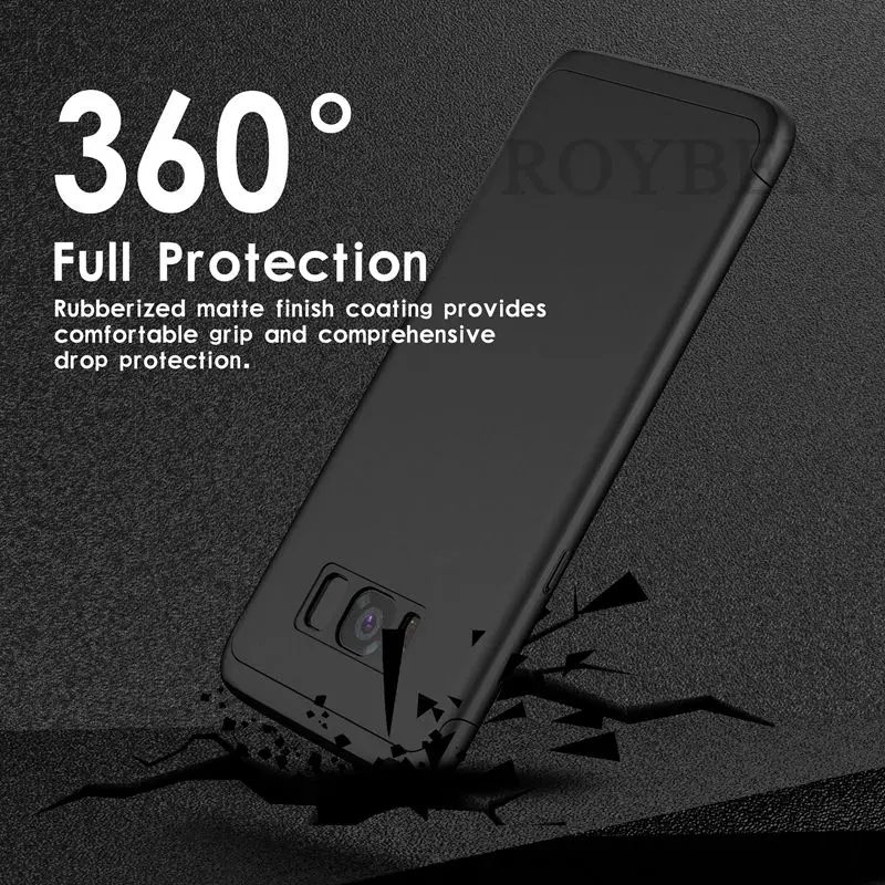 Для Galaxy S8 Plus чехол Roybens черный красный полностью защищающий телефон для Samsung
