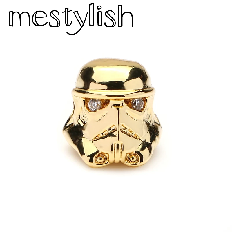 Новый дизайн Mestylish микро инкрустация циркон голова хеллбоя шарм бусины ювелирные