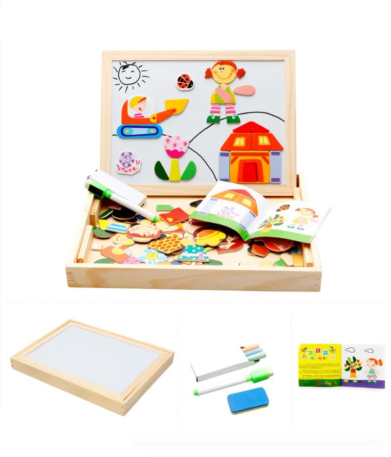 Детские игрушки Магнитные головоломки для детей мальчиков и девочек Обучение