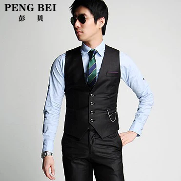 

Free Shipping men's vest men's casual suit vest tank tops vest undershirt beer for men Casual Business Jacket Tops wholesale