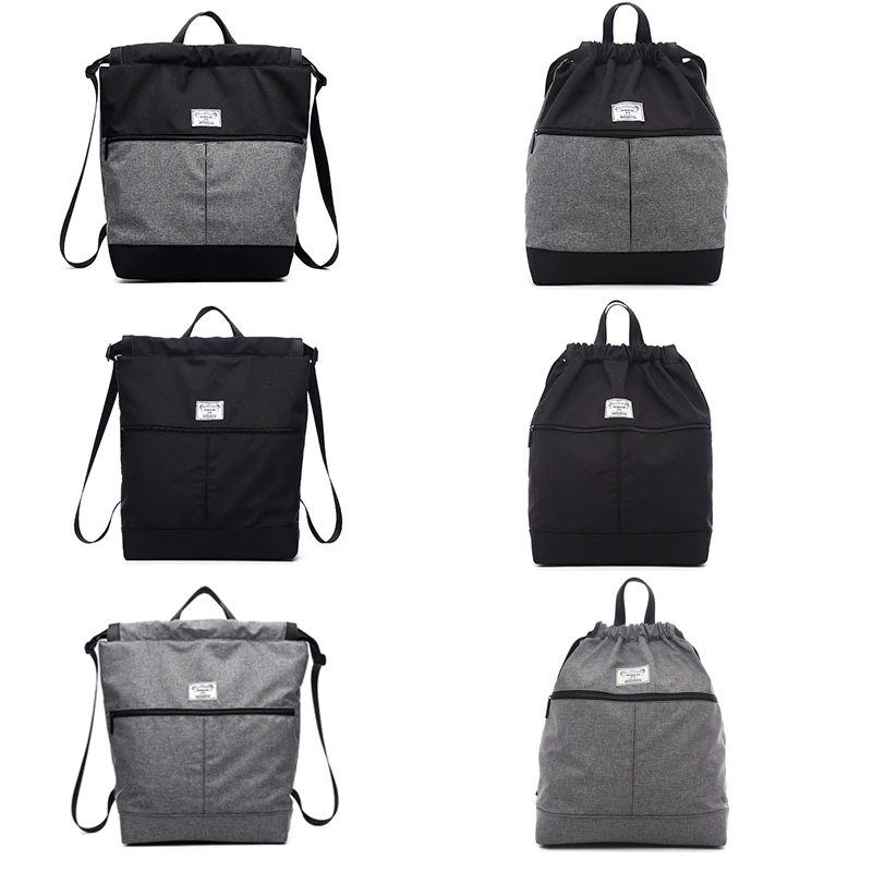 Холщовые рюкзаки на шнурке для женщин мужские повседневные Рюкзаки 2019 года