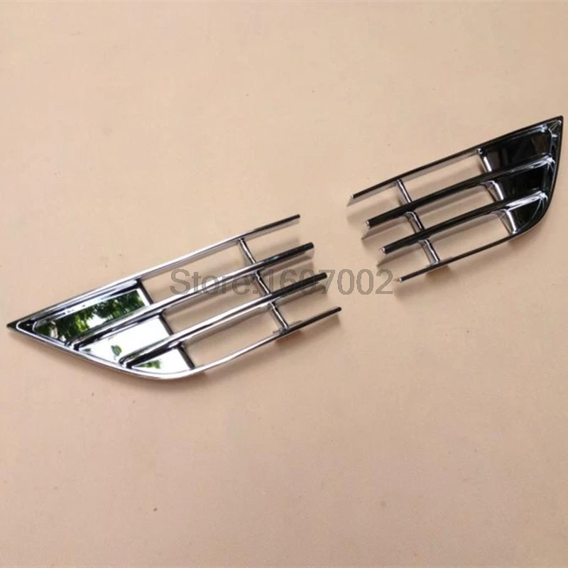 2 шт. хромированная решетка для Mazda 6 M6 Atenza 2013 2014 2015|trim cover|chrome car stylingfront grill cover |