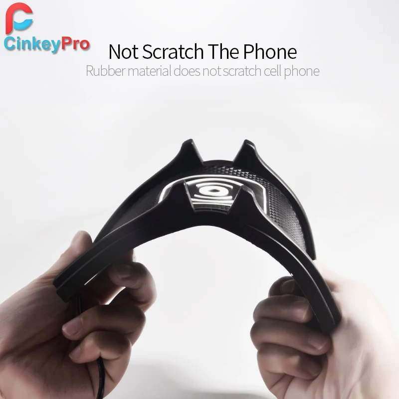CinkeyPro Беспроводной автомобиля Зарядное устройство для iPhone 8 10 X samsung S6 S7 S8 автомобиля-Зарядное устройство Держатель зарядки стенд подставка для мобильного телефона