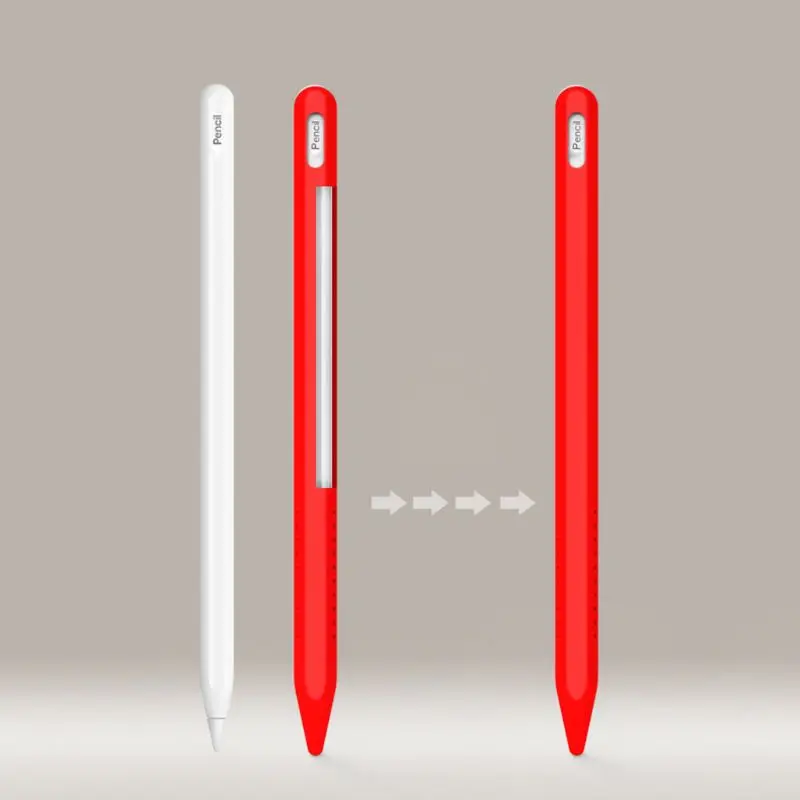 Мягкий силиконовый чехол для Apple Pencil 2-го поколения iPad 2 крышка Держатель крышки