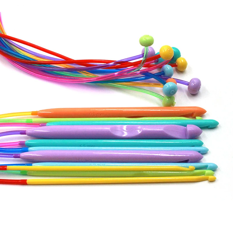 12 шт. пластиковые гибкие крючки для вязания|Швейные инструменты и аксессуары| |